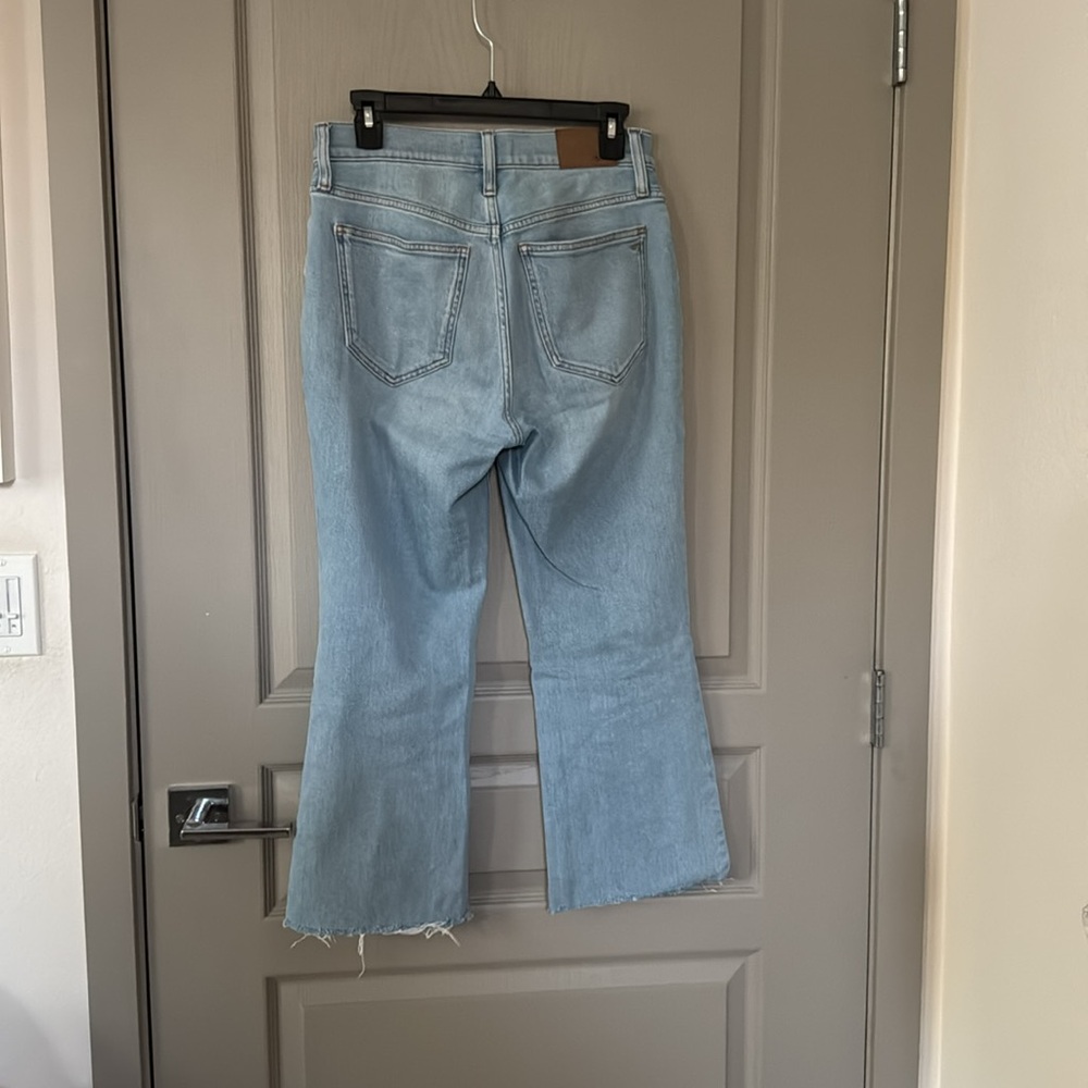 Madewell perfect vintage flare crop Jean 26P - Picture 9 of 12